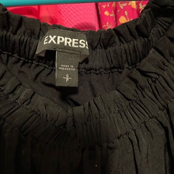 2/$15 Express black blouse!! - Picture 2 of 4